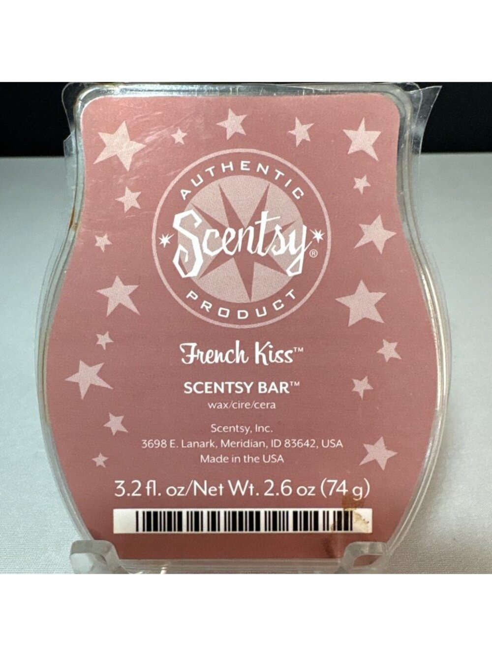 Scentsy French Kiss Wax Bar Authentic Product 2.6 Oz Scented Wax Cube For Warmer